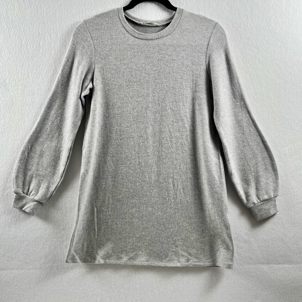 Reformation Jeans Braydon Dress Heather Grey Size XXS normcore old money